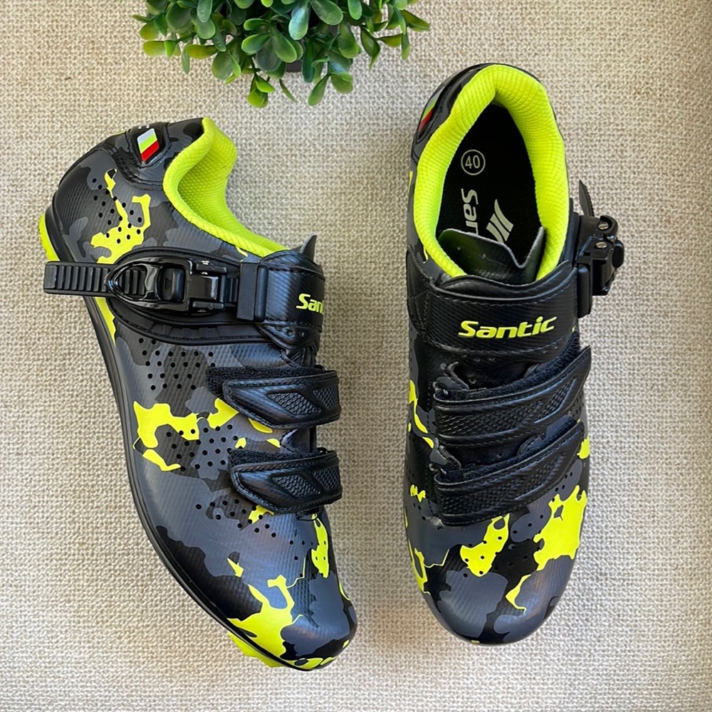 Santic Davee Road/Bike/Cycle shoes US 7/ EUR 40 Green